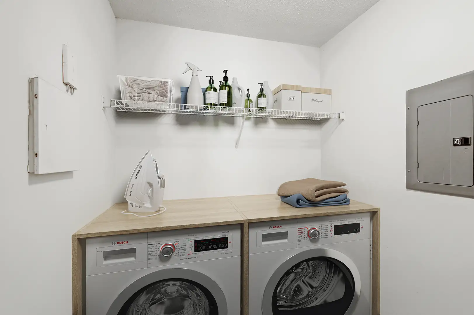 Model laundry room